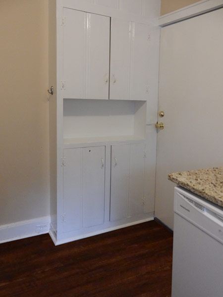 Additional cabinet space